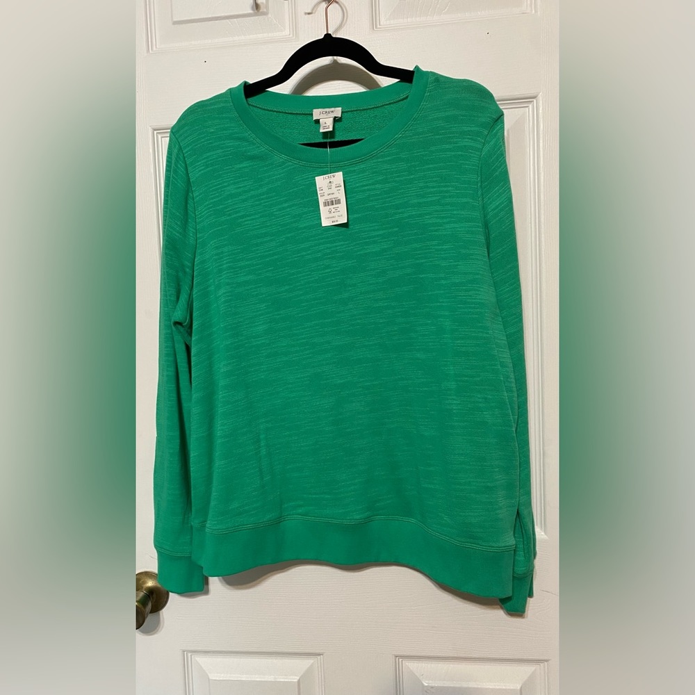J.Crew green sweater NWT